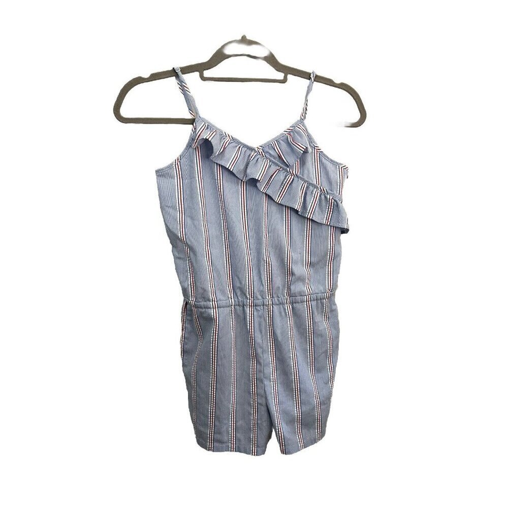 Vineyard Vines Girls Firework Seersucker Romper Size Large